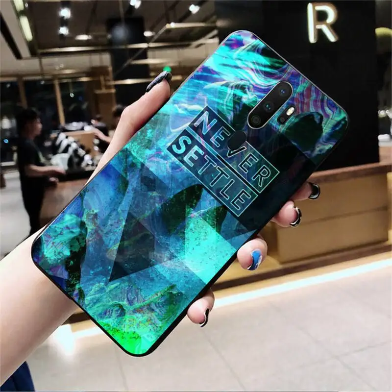 

LJHYDFCNB Never Settle Phone Case For Oppo Reno2 Z 2Z Realme5 6 Pro R9 11 Plus 15 17 Pro
