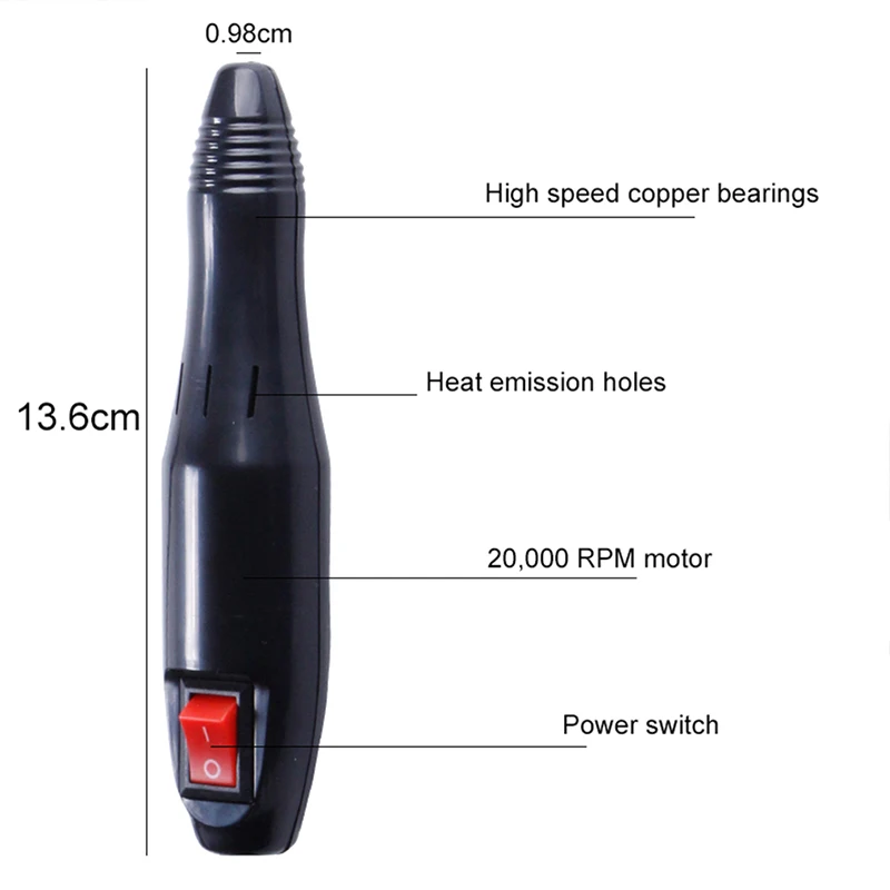 Фрезы для маникюра 20000 об./мин.|Электрические маникюрные дрели| |