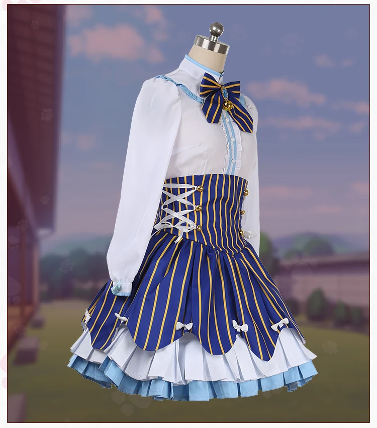 Аниме! NEKOPARA/платье в стиле Лолиты для кошек, раю, ванили, милая униформа, костюм для косплея на заказ, любой размер, для унисекс