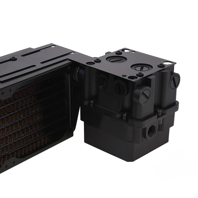 

Alphacool ES Liquid Cooling Loop Reservoir 1U For DDC Pumps Designed For 1U Server Racks,2U Water Tank For ITX Computer Case