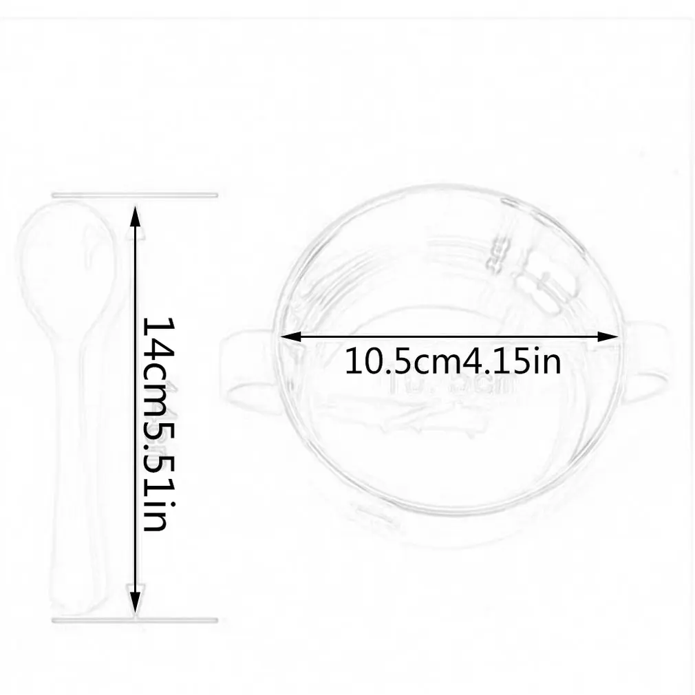 

Double Handle Baby Stainless Steel Bowl Shatter-resistant Bowl Anti-scalding Insulation Stainless Steel Children Bowl