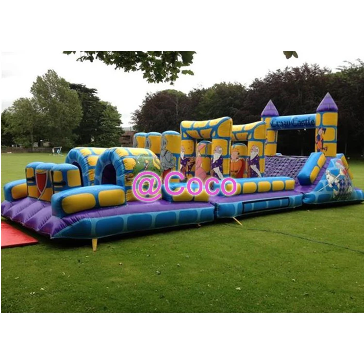 Бесплатная доставка в морской порт 10x3 надувной прыгающий замок ход препятствий