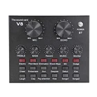 V8 звуковая карта аудио USB внешняя карта гарнитура микрофон веб-трансляция с Bluetooth 5,0 персональные развлечения стример для ПК телефона