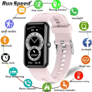 2021 women smart watch for huawei smart bracelet sport fitness men smartwatch heart rate ip68 waterproof for ladies smart band 6 free global shipping