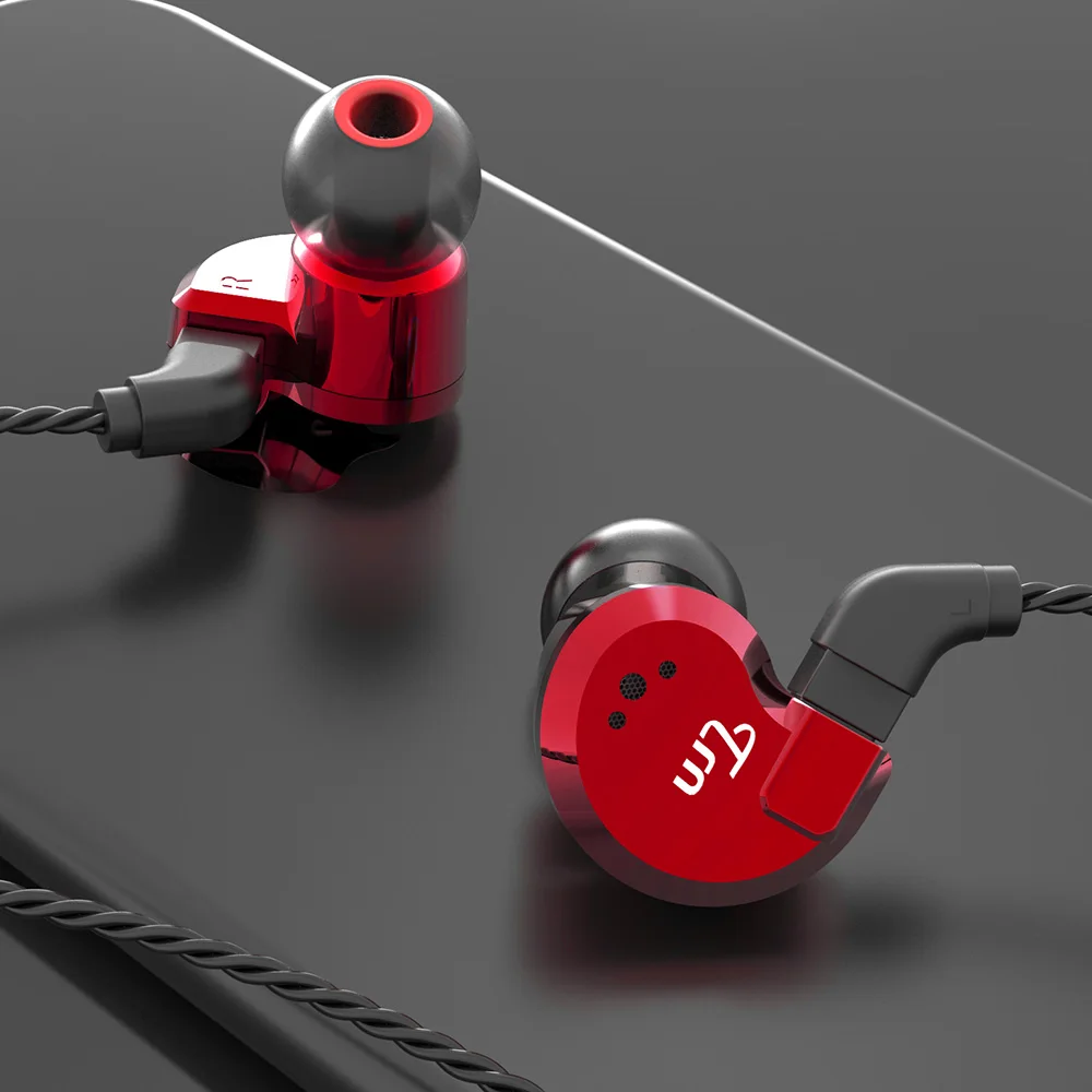 TRN V80 2BA 2DD гибридные металлические наушники-вкладыши HIFI DJ монитор наушники для