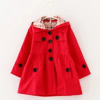 fashion long coat for girls spring childrens flower clothes girls windbreaker outerwear kids polar windproof kids clothing