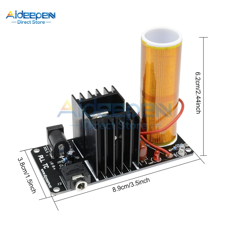 1 комплект катушка Тесла DC 15-24V 15W мини музыкальный плазменный динамик с катушкой