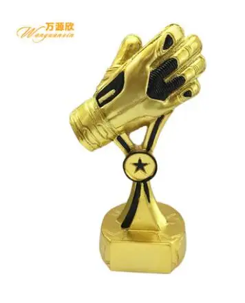 

Resin crafts football memorial gift sports cup referee gold glove fan award Wholesale factory direct selling