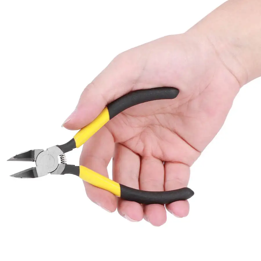 Диагональные плоскогубцы корпус из высокоуглеродистой стали 2 цветная