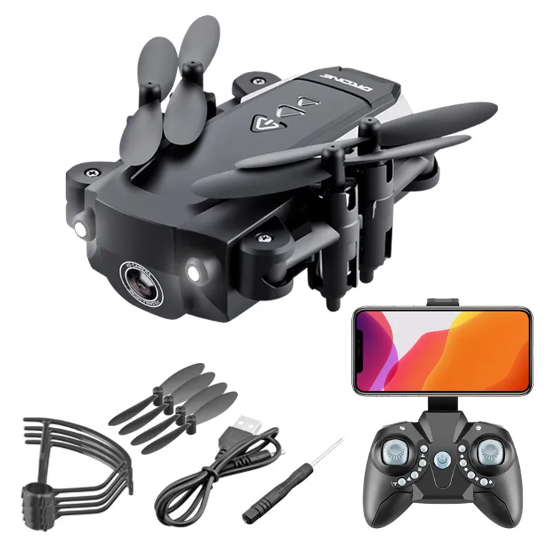 Радиоуправляемый Дрон квадрокоптер мини Камара HD 1080P Wifi FPV плиссированный