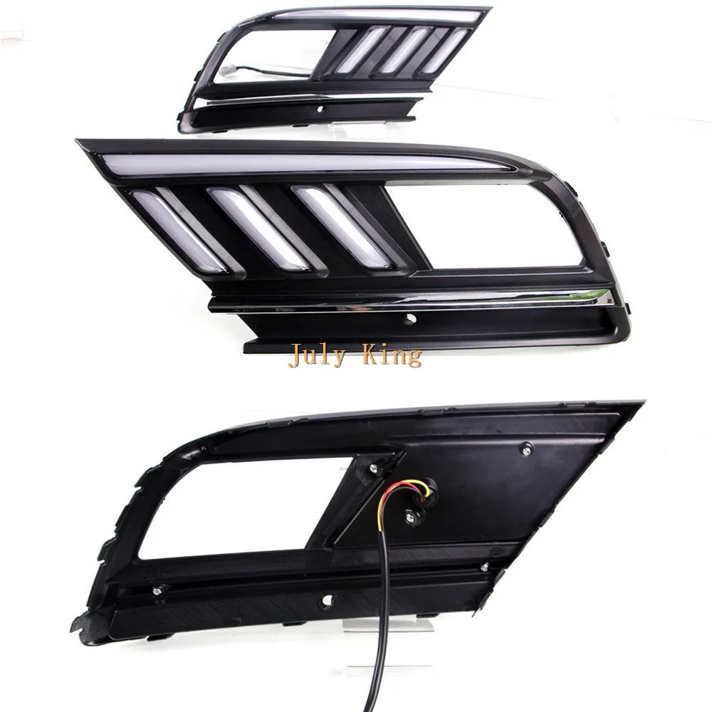 Июля King светодиодный Габаритные огни чехол для фары Volkswagen Jetta Sagitar 2016-18