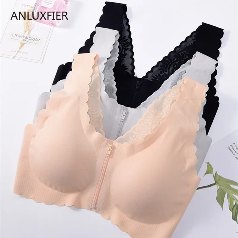 H9692 Women Special Bra Underwear Without Steel Ring After Breast Cancer Surgery Comfortable Gathering Embroidery Bras Lingerie