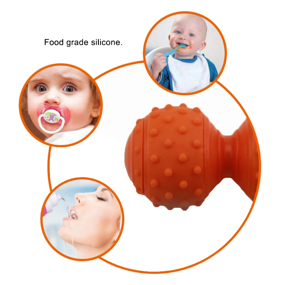 Силиконовые остроконечный массаж с двойным шарикоподшипником Йога ролик мышцы