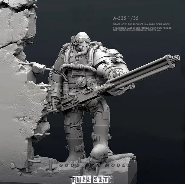 

1/35, набор моделей из смолы, бесцветная и самособранная фотография