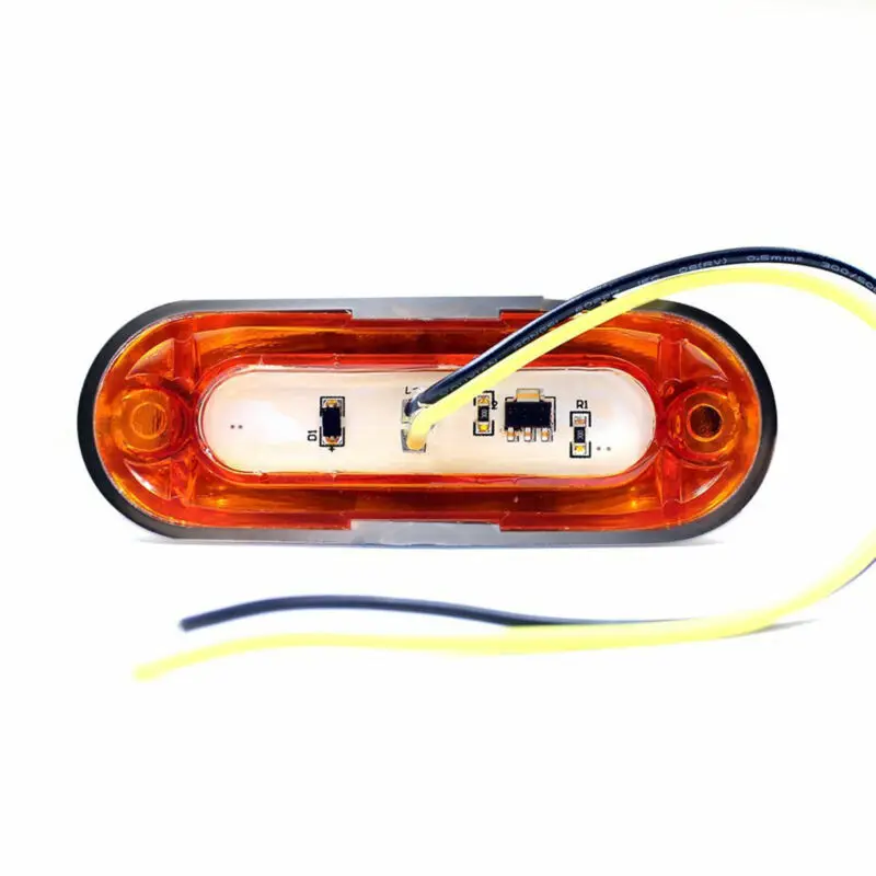 

Pack Car Light Marker Accessory Replace Amber 4 LED Side Clearance Trailer