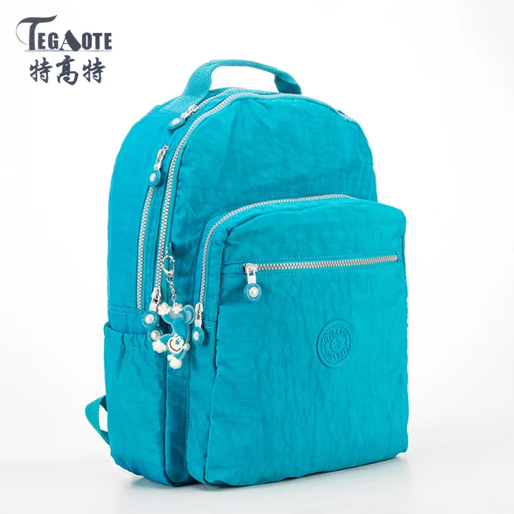 

TEGAOTE Backpack Student College Waterproof Nylon Backpack Men Women Material Escolar Mochila Quality Brand Laptop Bag School