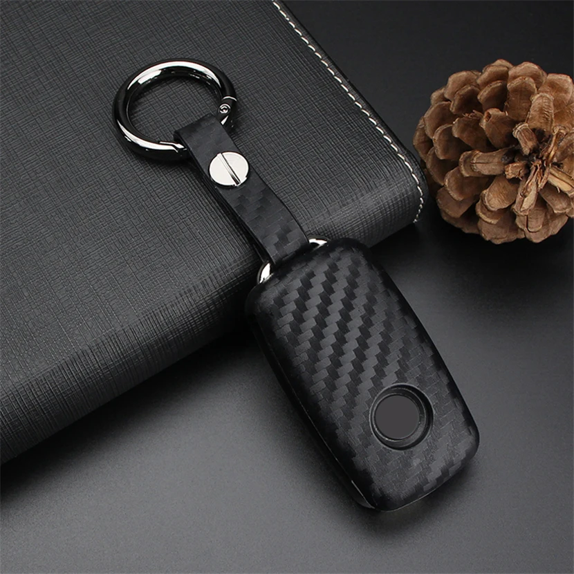 Чехол для автомобильного ключа из силикагеля чехол-брелок Skoda Fabia Octavia Karoq Superb Kodiaq