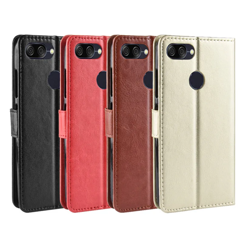 Чехол-книжка для Asus Zenfone Max Plus M1 ZB570TL роскошный чехол из искусственной кожи ZB 570TL X018D
