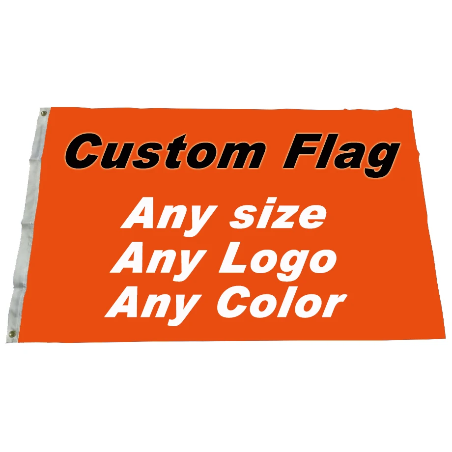 

Custom Flag Decoration Banner Any Logo Color 2x3ft 3x5ft 4x6ft 5x8ft Wall Door Yard Garden Bar Dorm Office Party Home Decor