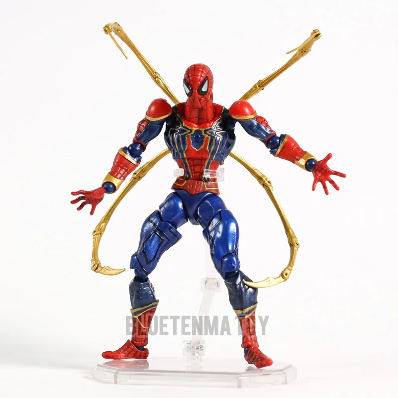 Revoltech серия Мстители Endgame Человек паук фигурка игрушка паук: далеко от дома