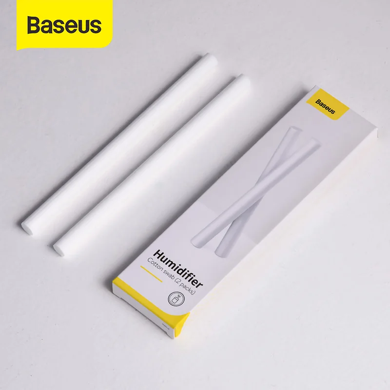 Запасная хлопчатобумажная губка для фильтра Baseus 2 шт. мини USB увлажнитель