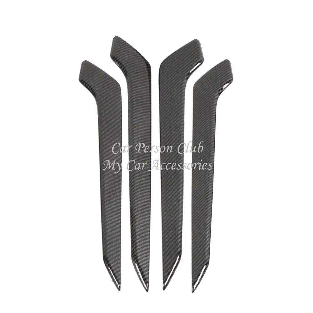 Карбоновое волокно внутренняя ручка двери чаша подлокотник рамка литье крышка