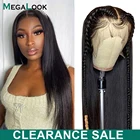 Парик передний на сетке для женщин, прозрачные передние искусственные волосы, T-Part, бразильские волосы без повреждений, 30 дюймов