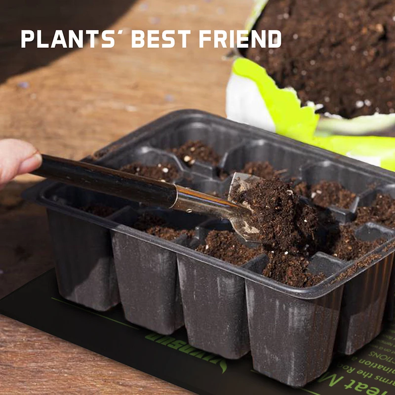 

Seedling Heat Mat 10"x20" Seed Starter Warm Pad Germination Propagation Clone PVC Seedling Heat Mat Supple Water-proof