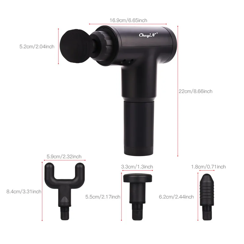 

Massage Gun Pain Relief Fitness Shaping Body Massager Pain Relaxation Slimming Deep Tissue Percussion Muscle Massager Machine