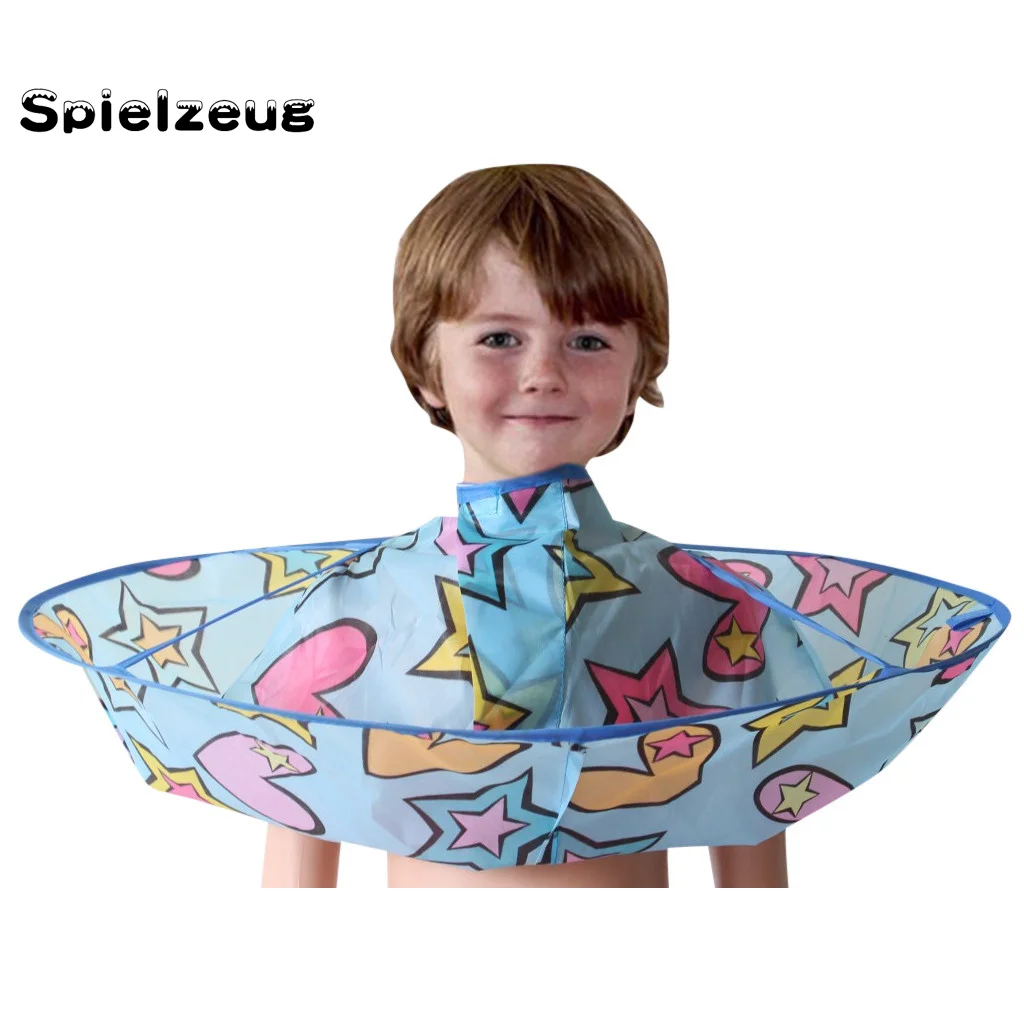 Детская накидка для стрижки волос платье парикмахерской передник плащ одежда