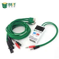 best 053 mobile phone repair tools power data cable for iphone samsung dc power supply phone current test cable with 4usb output