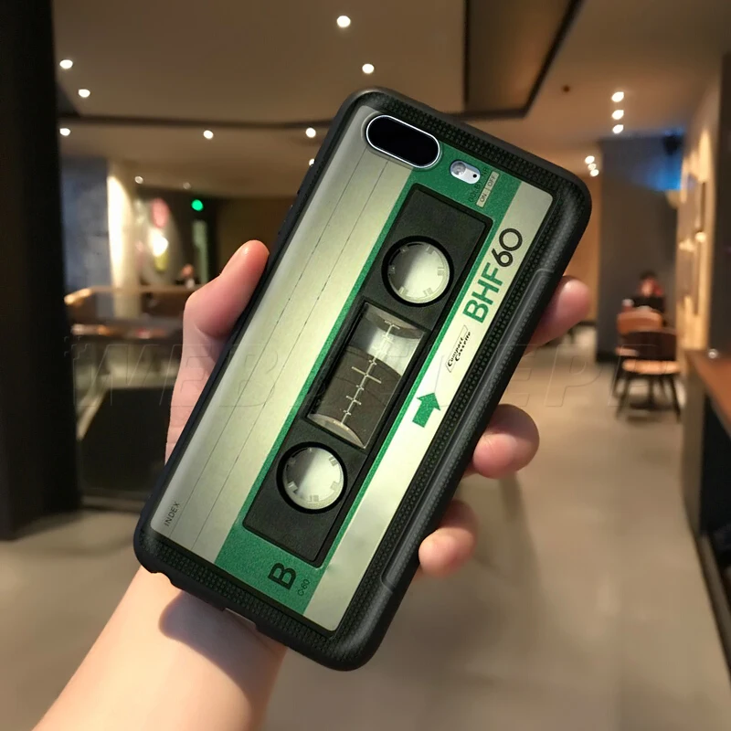 Webbedepp Ретро Классический кассеты чехол для Apple iPhone 12 11 Pro XS Max XR X 8 7 6 6S Plus 5 5S SE |