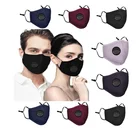 4 шт. многоразовая хлопковая Маска дыхательный клапан унисекс Сменный фильтр PM2.5 Пылезащитная маска для рта маска с фильтром из активированного угля Пылезащитная маска