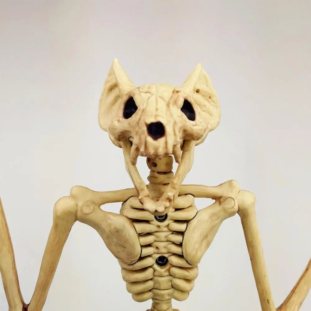 Halloween Horror Bats Skeleton Animal Model Festival Party Decoration Lifelike Creepy Decor B8T6 | Дом и сад