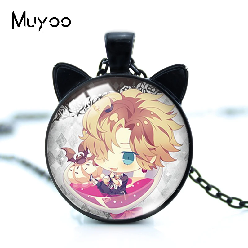 Новинка 2021 ожерелья с подвеской в виде кота для влюбленных из аниме: Kanato Shu Laito Subaru