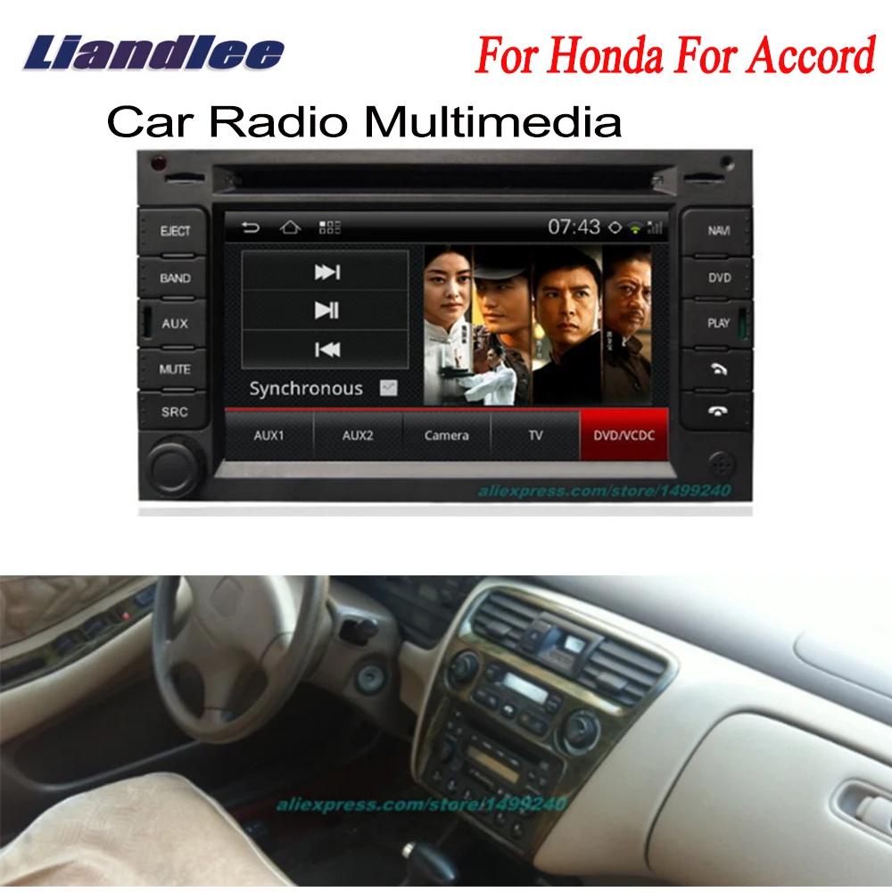 Liandlee 2Din автомобильный Android GPS для Honda Accord 1997 ~ 2002 навигация Navi Maps CD DVD Palyer Радио HD