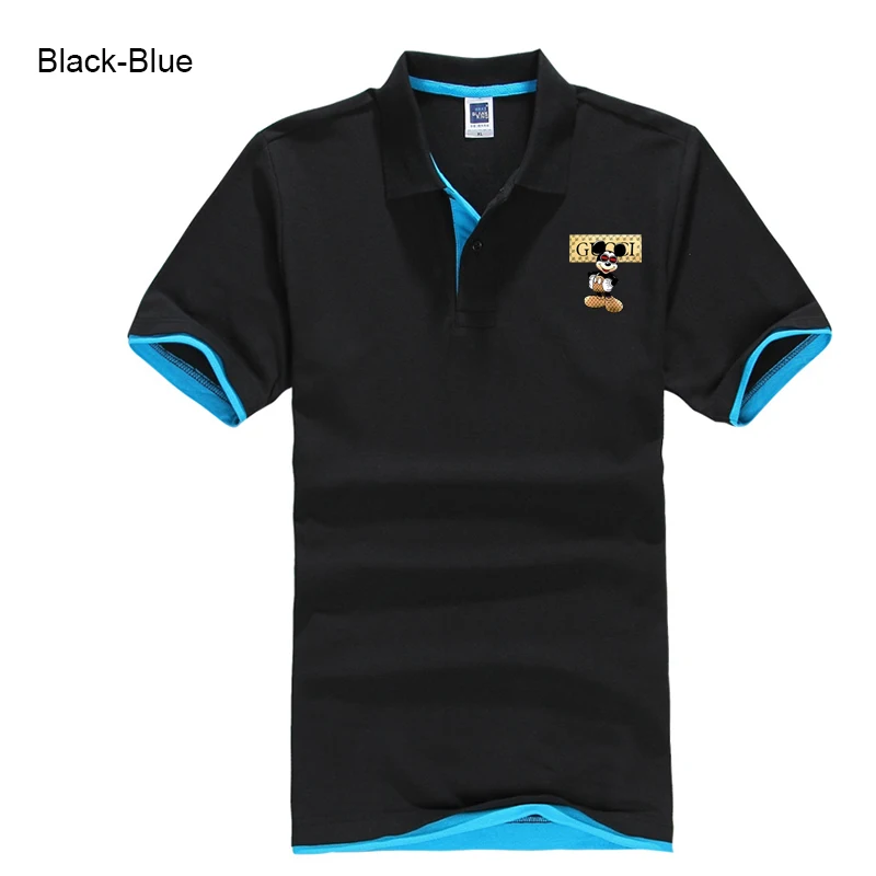 

Summer 2021 Comfort Breathability Pure Cotton Short Sleeve Polo Shirt Men's Lapel Pure Color Business Polo Shirt