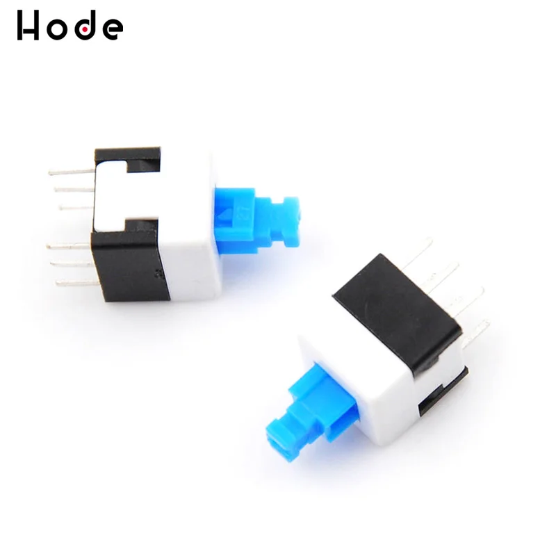 10 шт./лот самоблокирующийся переключатель мультиметр квадратный 6 Pin 8x8 Микро Мини