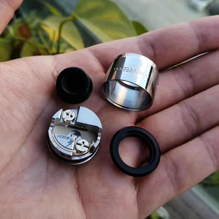 YFTK FLAVE EVO 22 мм RDA нержавеющая сталь 510 MTL DIY Одиночная катушка Squonk Vape Танк BF