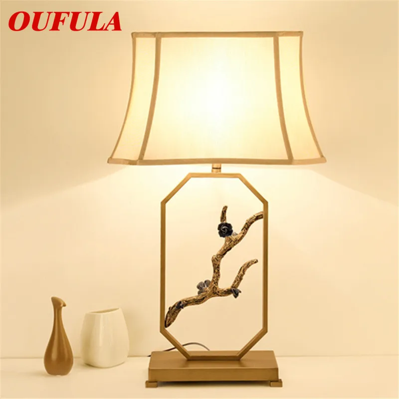 

Hongcui Table Lamp Desk Light Modern Contemporary Office Creative Decoration Fabric for Foyer Living Room Bed Room Hotel