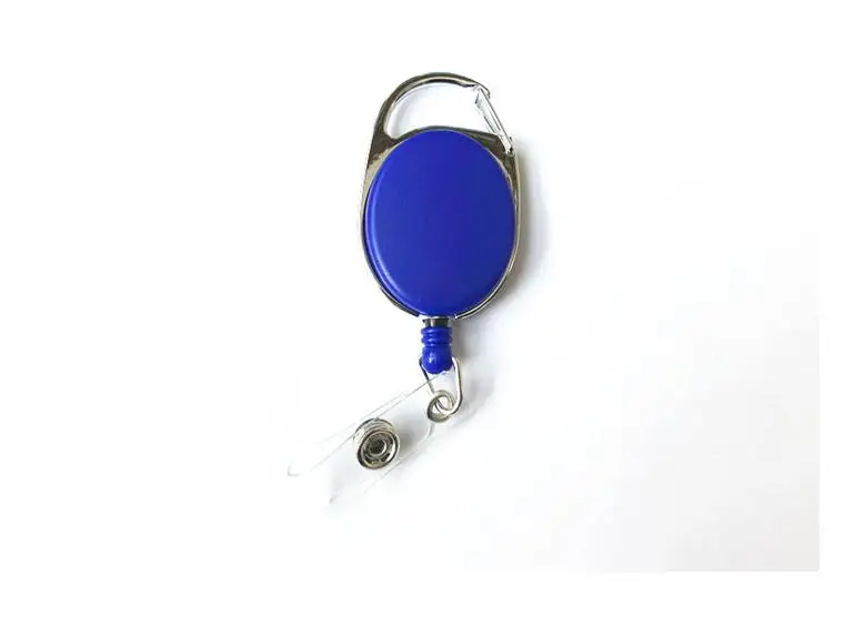 Конфетный цвет 200 шт. выдвижное кольцо для ключей цепь катушка ID шнур имя этикетка