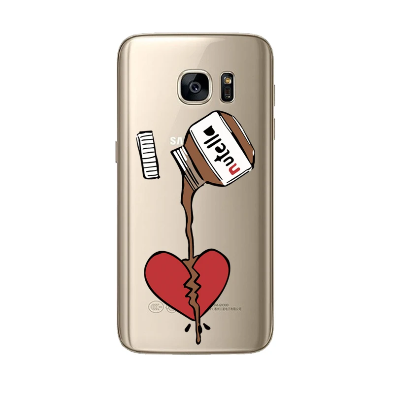Чехол для samsung Galaxy S7 чехол S6 крышка силиконовый edge G930F S8 S9 сумка |