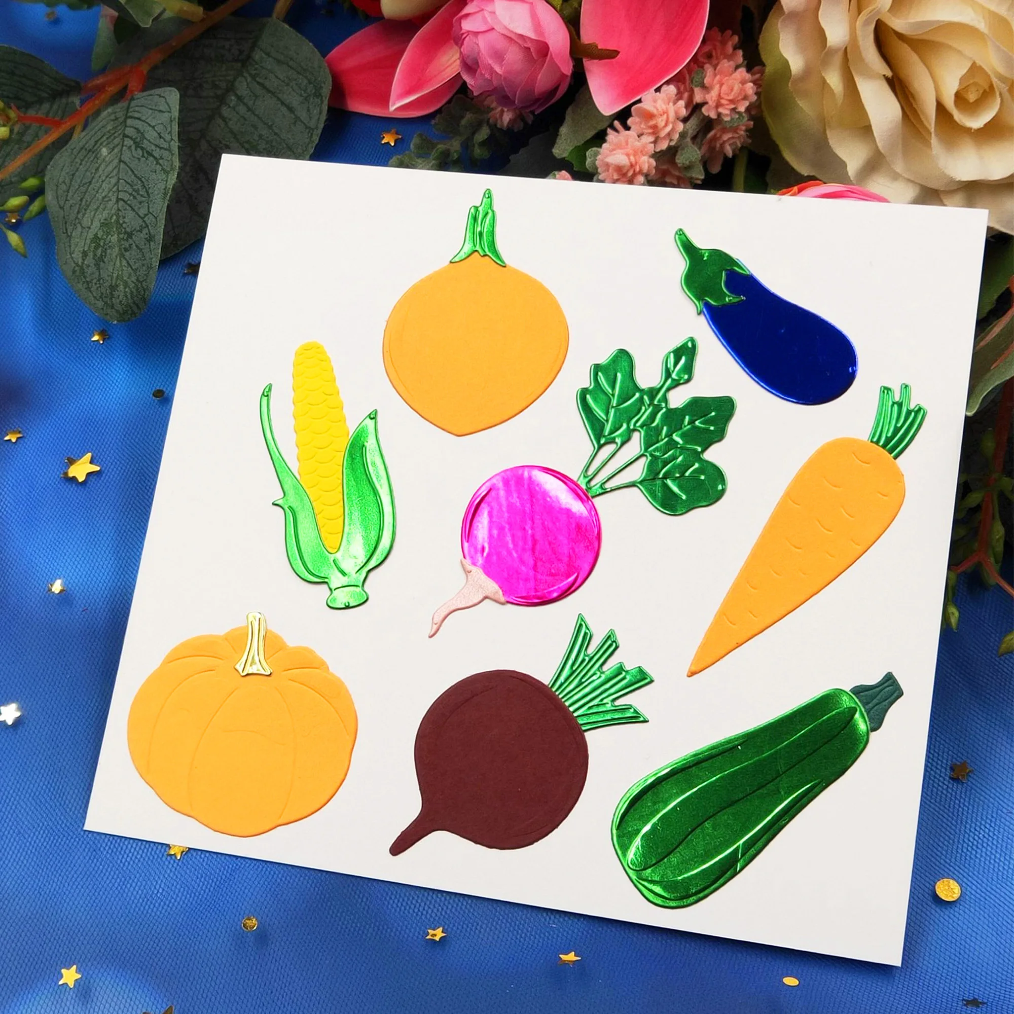 Металлические Вырубные штампы для овощей репа тыква баклажан кукуруза трафарет