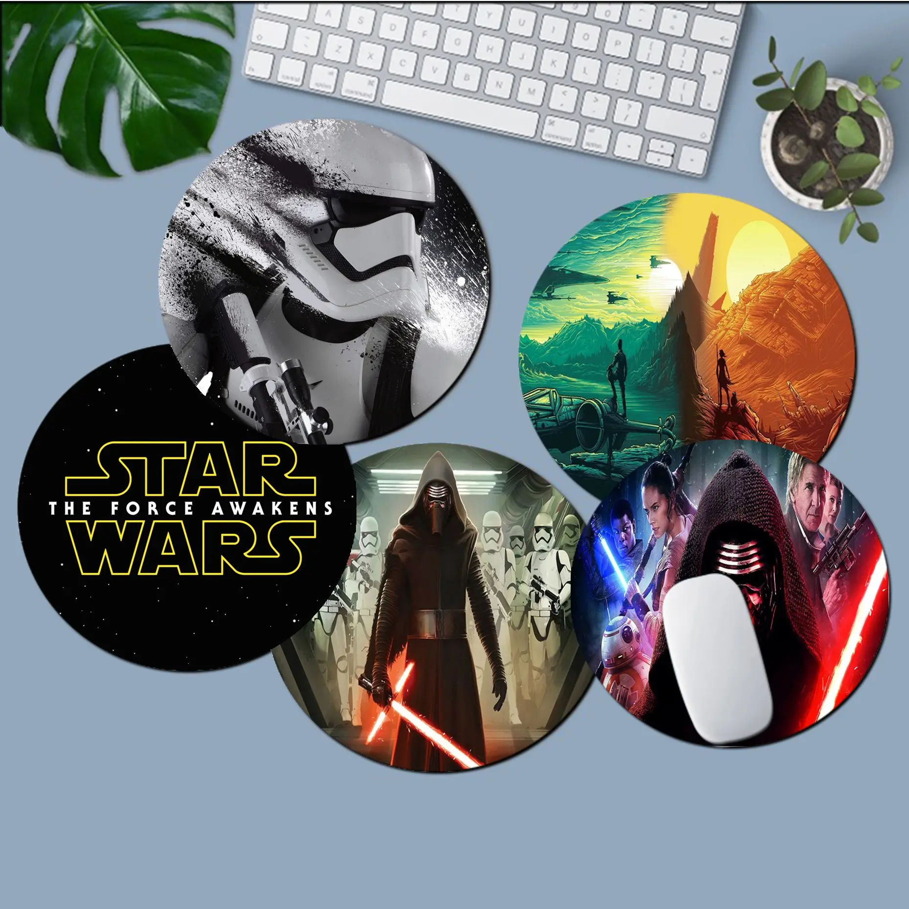 

Disney Star Wars The Force Awakens Soft Rubber Gaming Mouse Pad Computer Anti-Slip Laptop PC Mice Pad Mat gaming Mousepad