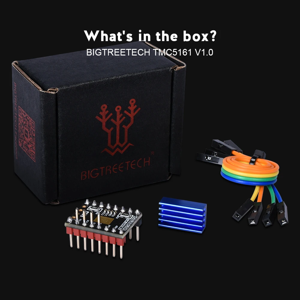 BIGTREETECH TMC5161 V1.0 SPI шаговый двигатель встроенный драйвер MOSFET 3d принтер запчасти VS TMC2209 TMC2130 TMC5160 для SKR V1.3 PRO