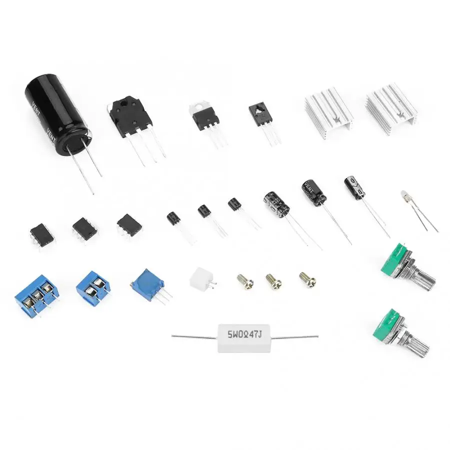 DC Регулируемый источник питания DIY Kit 0-30V 2mA-3A регулируемый ток ограничения защиты для школы, школы, образования, лаборатории