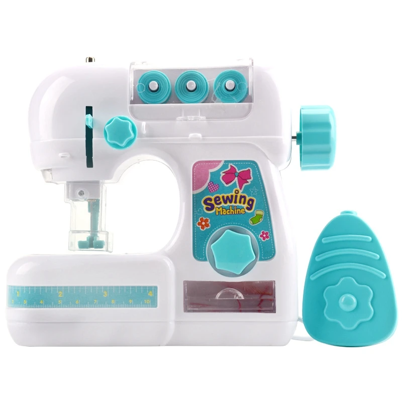 

Simulation Electric Medium-Sized Sewing Machine Toy Learning Design Clothing Toy Girl Creative Gift