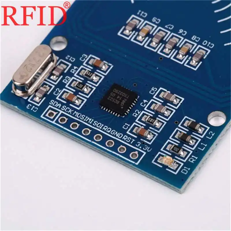 Флэш-считыватель RC522 RFID NFC радиочастотная плата IC индуктивный модуль датчика для