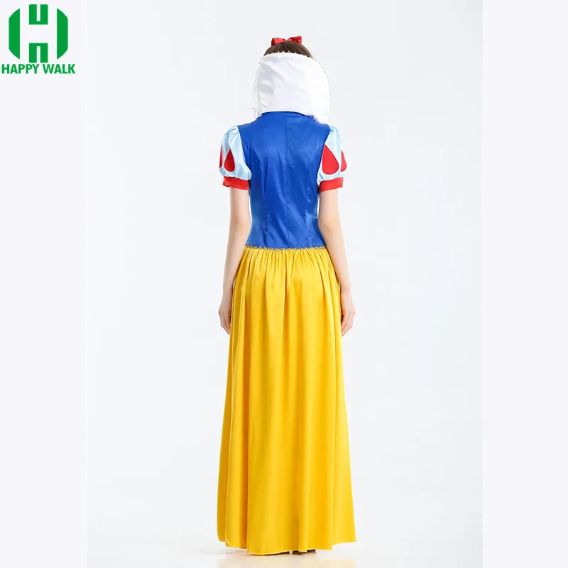 New Long dress Queen Costume For Women Fairy Cartoon Tale Princess Dress Halloween Cosplay costume Female Adult |