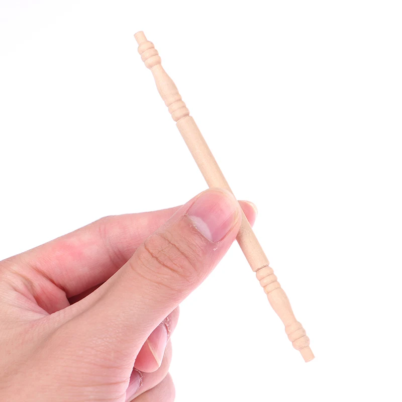 

4 шт., миниатюрные деревянные перила для кукольного домика, 11,9 см